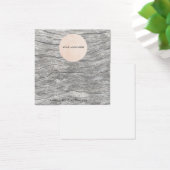 Carte d'affichage d'oreille du logo en bois fondu (Bureau)