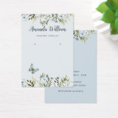 Carte d'affichage d'oreille florale d'aquarelle bl (Bureau)