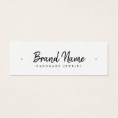 Carte d'affichage d'oreille minimale pour clin de  (Devant)