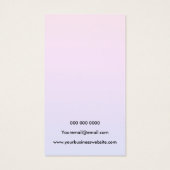 Carte d'affichage d'oreille moderne en dégradé pas (Dos)