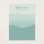 Carte d'affichage d'oreille pour montagnes plates  (Devant)