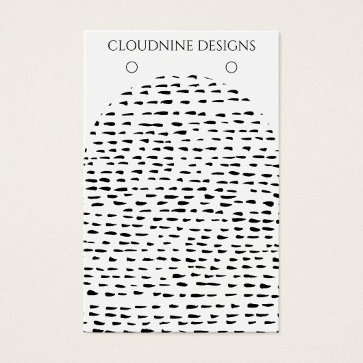 Carte d'affichage Dotty Arch oreille collier bijou (Devant)