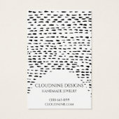 Carte d'affichage Dotty Arch oreille collier bijou (Dos)