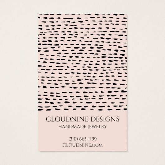 Carte d'affichage Dotty Arch oreille collier bijou (Dos)