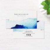 Carte d'affichage du bracelet ・ Aquarelle Indigo B (Bureau)