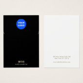 Carte d'affichage du bracelet de collier de logo B (Devant & derrière)