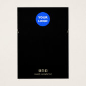 Carte d'affichage du bracelet de collier de logo B (Devant)