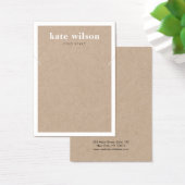 Carte d'affichage du bracelet Kraft moderne (Bureau)