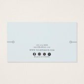 Carte d'affichage du bracelet ・ Pastel Watercolor  (Dos)