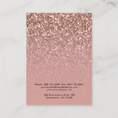 Carte d'affichage du bracelet Rose Gold Logo (Dos)