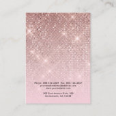 Carte d'affichage du bracelet Rose Gold Logo (Dos)