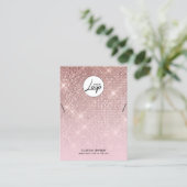 Carte d'affichage du bracelet Rose Gold Logo (Debout devant)