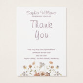 Carte d'affichage du bracelet Rustic Romantic Frie (Dos)