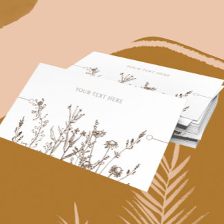 Carte d'affichage du bracelet ・ Terre Florale