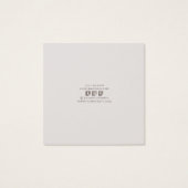 Carte d'affichage du bracelet ・ Terre Florale (Dos)