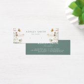 Carte d'affichage du champ Fleur sauvage d'été (Bureau)