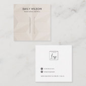 CARTE D'AFFICHAGE DU CLIP À CHEVEUX DE DIAMANT BLA (Devant / Derrière)