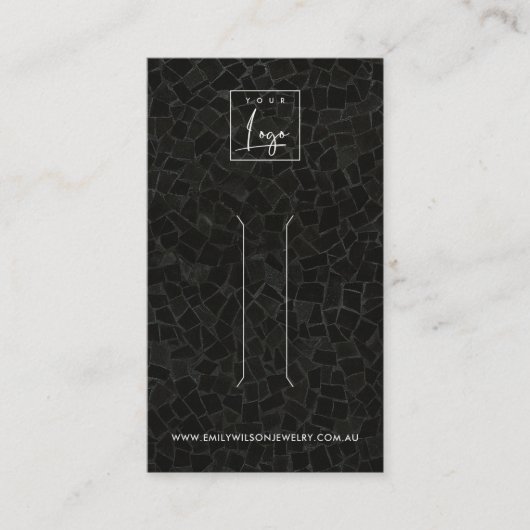 CARTE D'AFFICHAGE DU CLIP À CHEVEUX DE LA MOSAÏQUE (Devant)