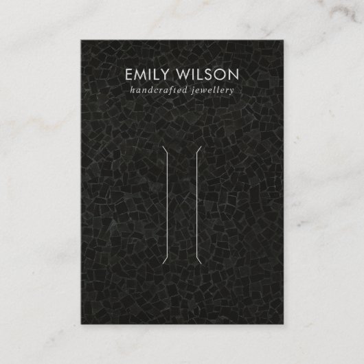 CARTE D'AFFICHAGE DU CLIP À CHEVEUX DE LA MOSAÏQUE (Devant)