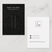 CARTE D'AFFICHAGE DU CLIP À CHEVEUX DE LA MOSAÏQUE (Devant / Derrière)