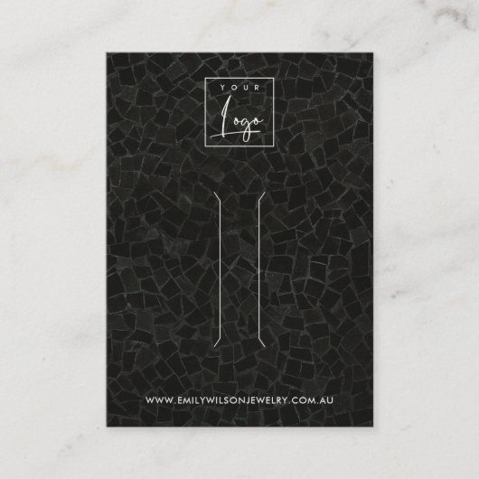 CARTE D'AFFICHAGE DU CLIP À CHEVEUX DE LA MOSAÏQUE (Devant)