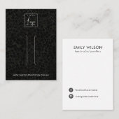 CARTE D'AFFICHAGE DU CLIP À CHEVEUX DE LA MOSAÏQUE (Devant / Derrière)