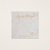 Carte d'affichage du code QR du script en or de ma (Devant)