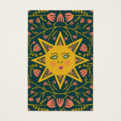 Carte d'affichage du collier à bijoux Sun & Floral (Devant)