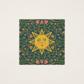 Carte d'affichage du collier à bijoux Sun & Flower (Devant)