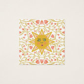 Carte d'affichage du collier à bijoux Sun & Flower (Devant)