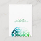 Carte d'affichage du collier ・ Blume des Lebens (Dos)