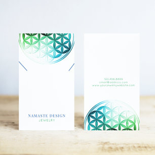 Carte d'affichage du collier ・ Blume des Lebens