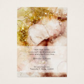 Carte d'affichage du collier Brown or (Dos)