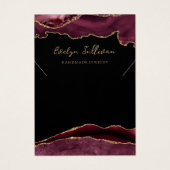 Carte d'affichage du collier d'agate de Bourgogne (Devant)