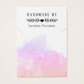 Carte d'affichage du collier d'aquarelle (Devant)