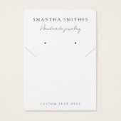 Carte d'affichage du collier de bijoux blanc moder (Devant)