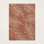 Carte d'affichage du collier de bijoux en terre cu (Dos)