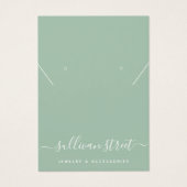 Carte d'affichage du collier de citron (Devant)