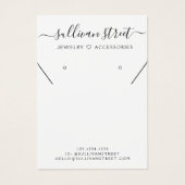 Carte d'affichage du collier de citrons (Devant)