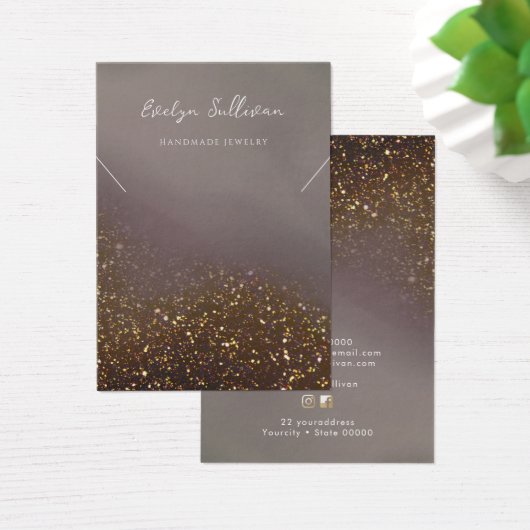 Carte d'affichage du collier de conception de part (Bureau)