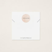 Carte d'affichage du collier de logo (Devant)