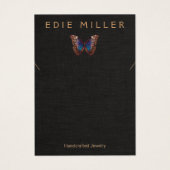 Carte d'affichage du collier de papillon Boho (Devant)