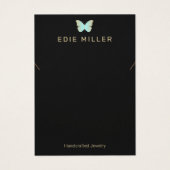 Carte d'affichage du collier de papillon Boho (Devant)