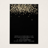 Carte d'affichage du collier de Parties scintillan (Dos)