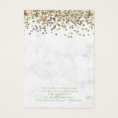 Carte d'affichage du collier de Parties scintillan (Dos)