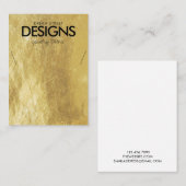 Carte d'affichage du collier de peinture métalliqu (Devant / Derrière)