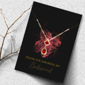 Carte d'affichage du collier de servante d'aquarel