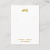 Carte d'affichage du collier de servante de la Cou (Devant)