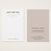 Carte d'affichage du collier de terre de Branche m (Devant & derrière)