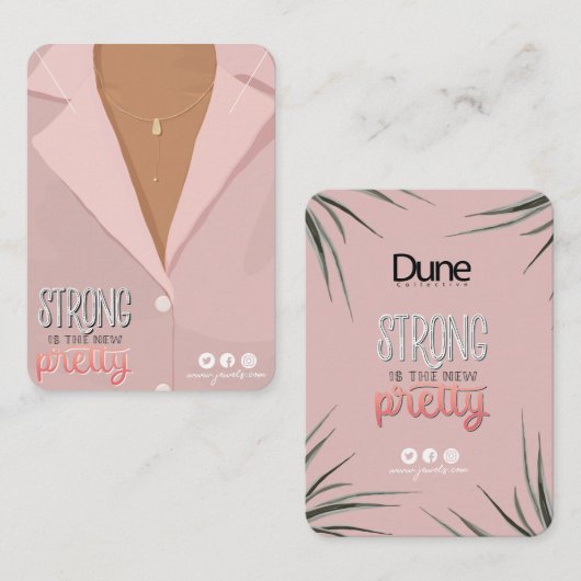 Carte d'affichage du collier d'illustration (Devant / Derrière)